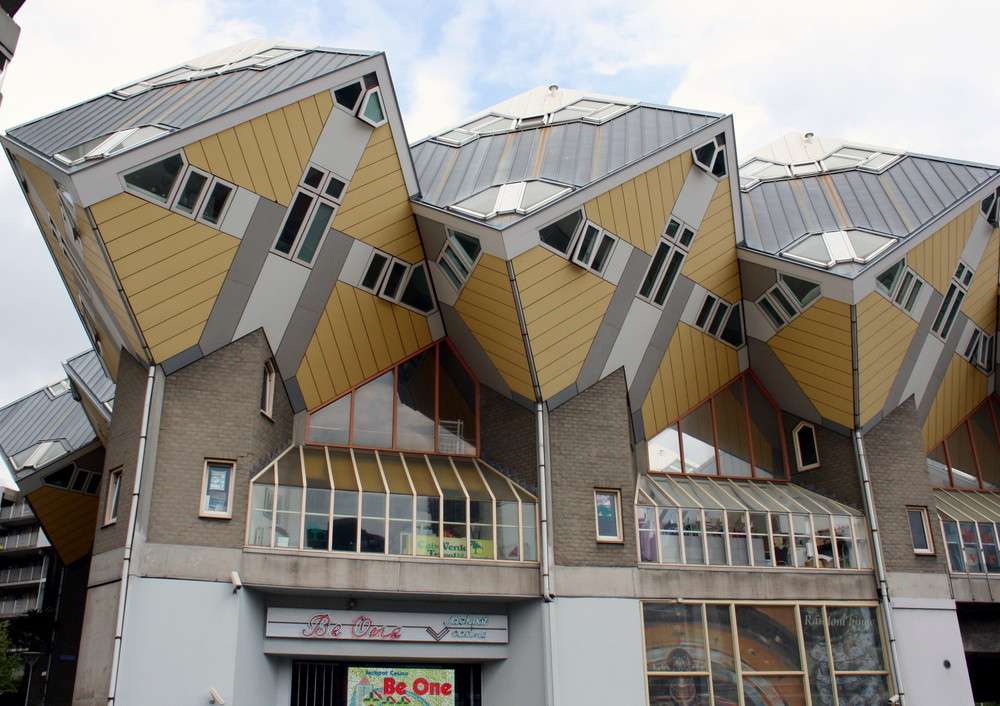 Kubuswoningen in Rotterdam online puzzel