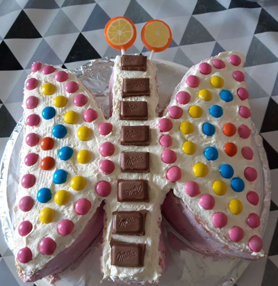 vlinder cake online puzzel