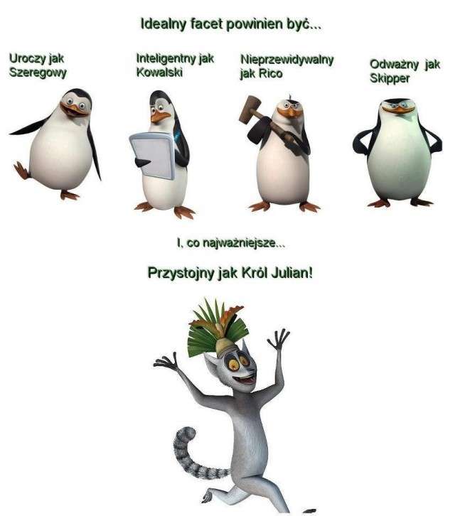 Πιγκουίνοι από τη Μαδαγασκάρη online παζλ