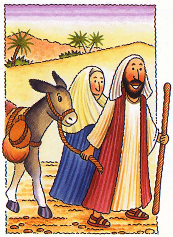 Auf dem Weg nach Bethlehem Online-Puzzle