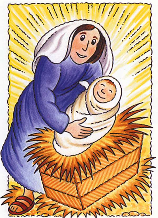 Ο Ιησούς γεννιέται παζλ online
