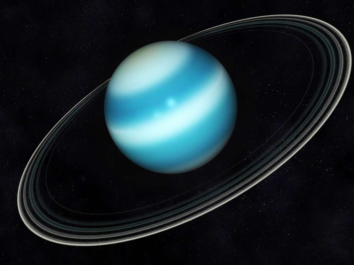 Планета Уран онлайн пазл