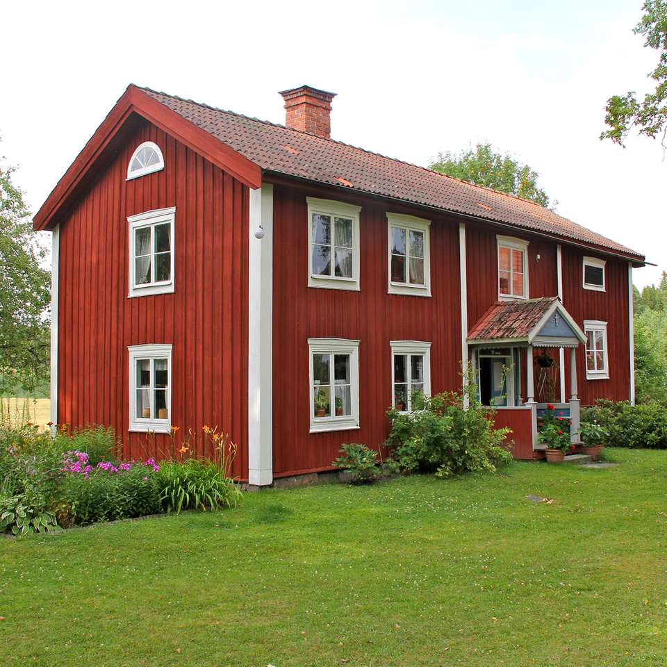 Haus in Skandinavien Puzzlespiel online