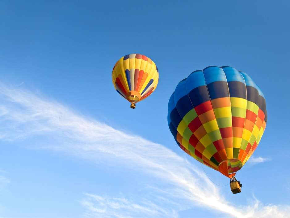 balloons and sky jigsaw puzzle online