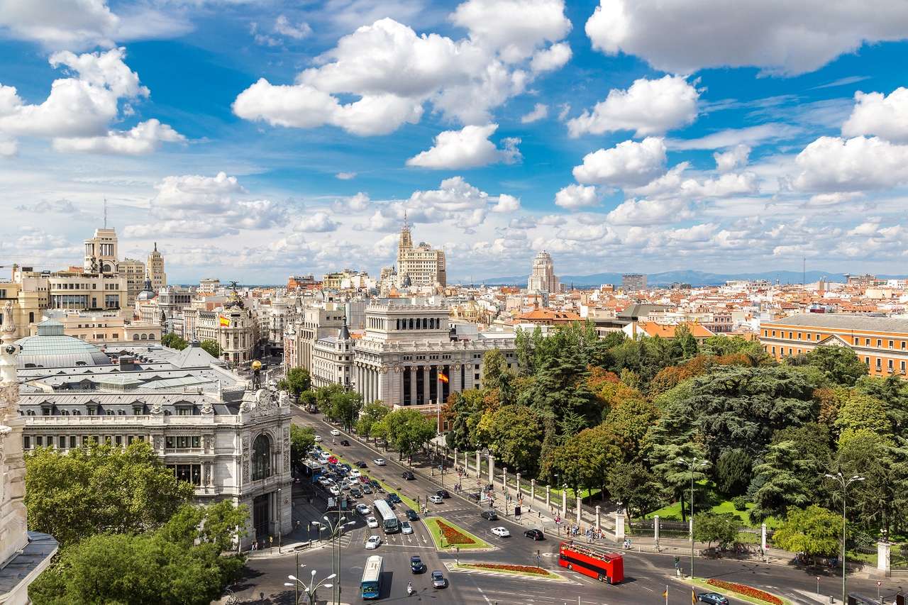 Madrid Plaza de Cibele rompecabezas en línea