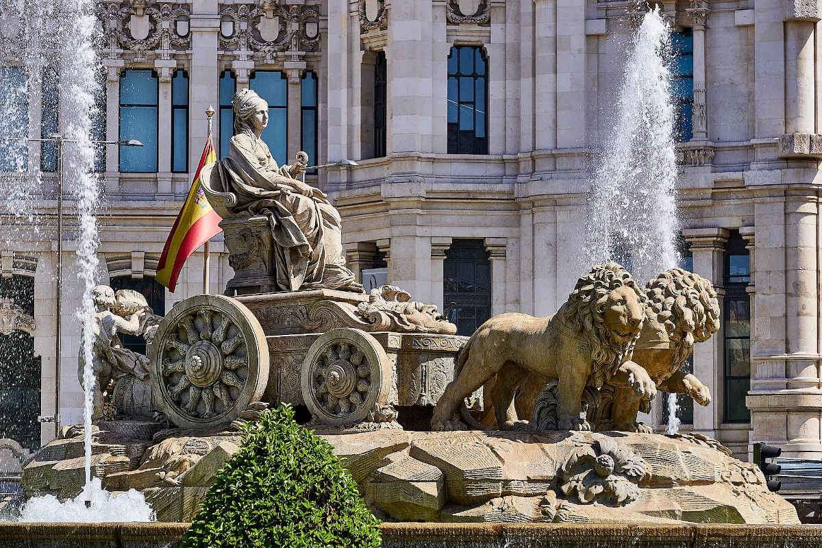 Madrid Brunnen der Kybele Puzzlespiel online