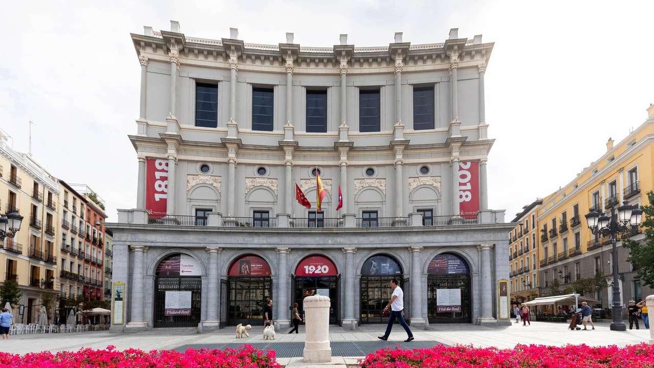 Operagebouw van Madrid legpuzzel online
