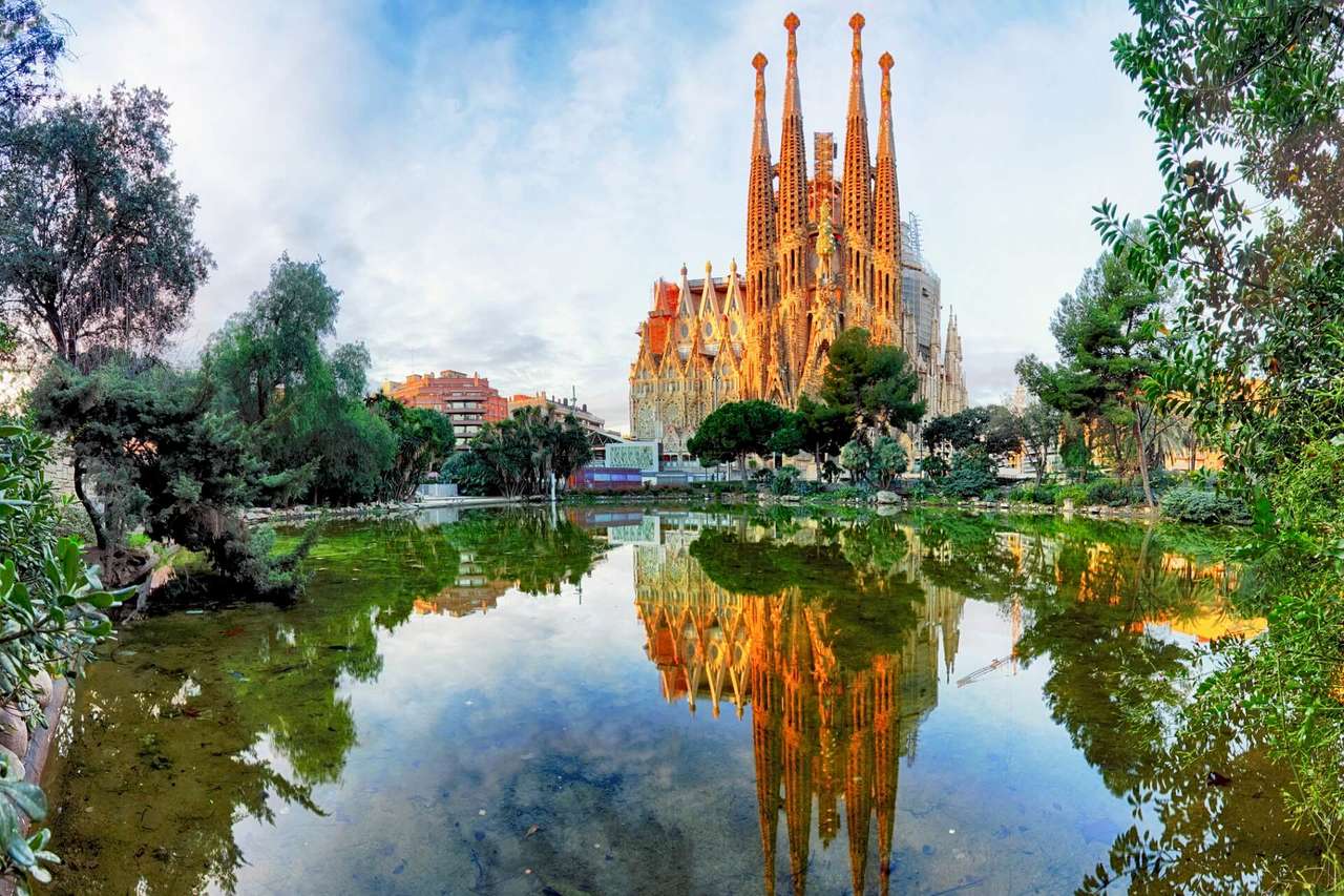 Barcelona Sagrada Familia Online-Puzzle