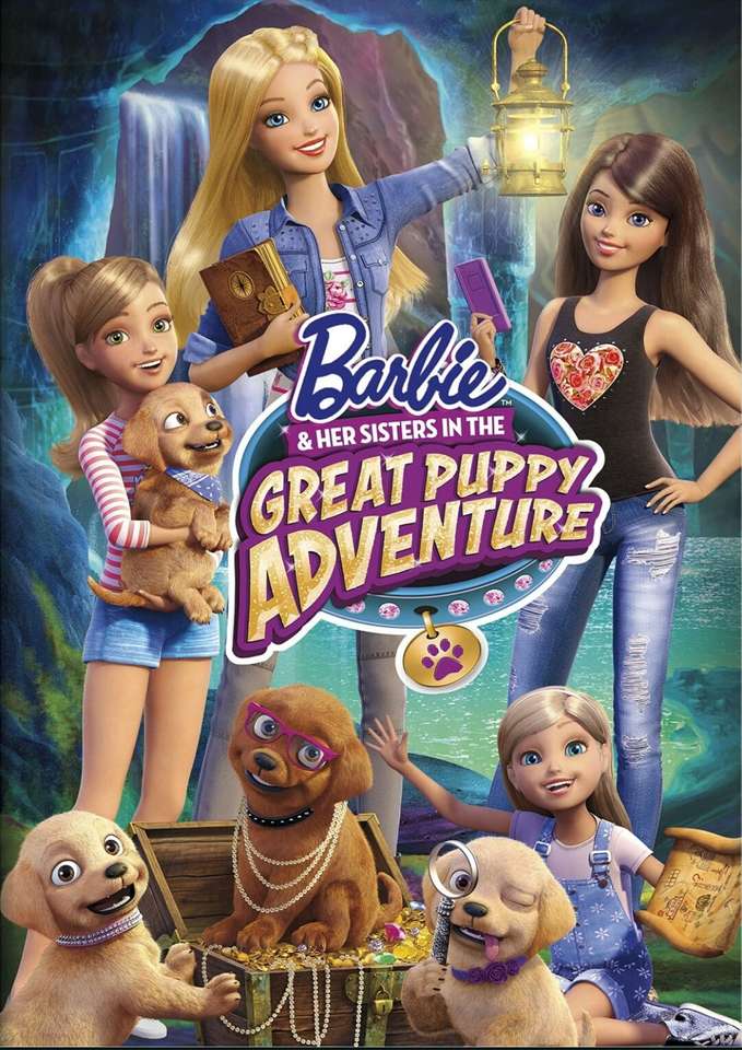 Barbie e suas irmãs na aventura do grande cachorro quebra-cabeças online