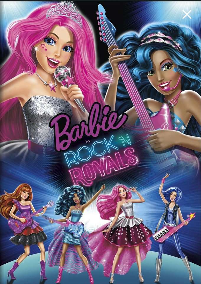Barbie i Rock 'N Royals pussel på nätet