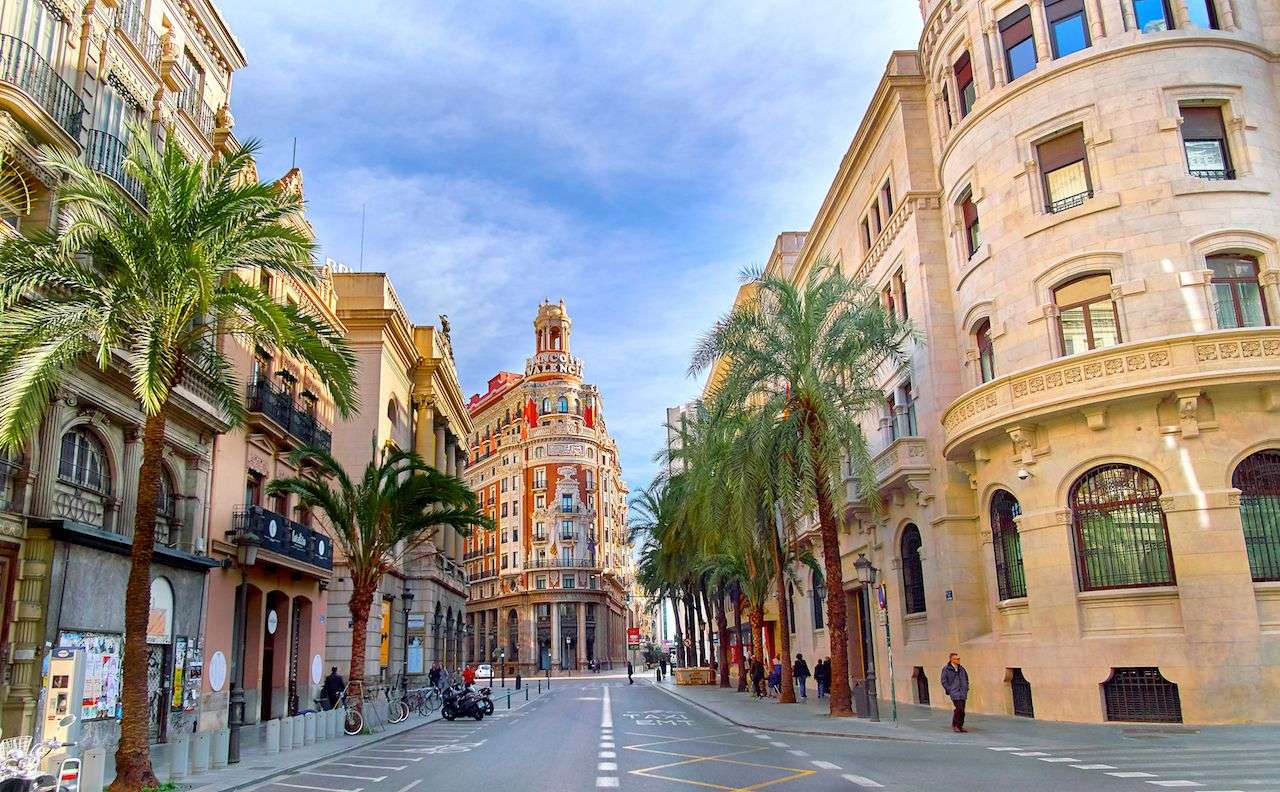 Valencia kulturstad i Spanien Pussel online