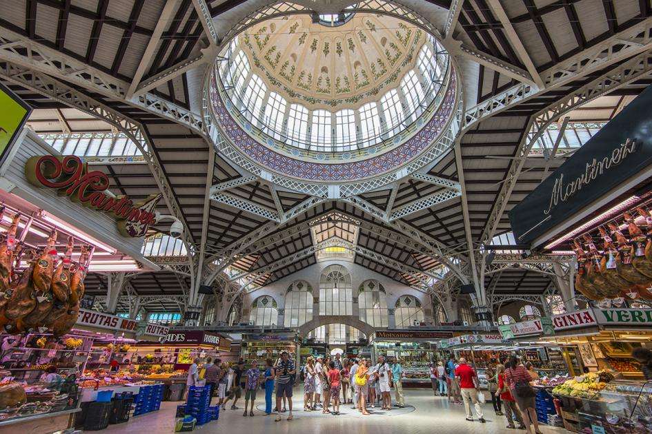 Valencia központi piac kirakós online