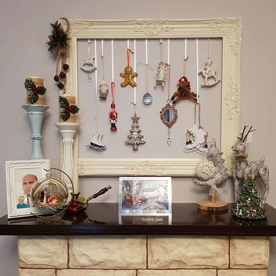 frame met decoraties voor de feestdagen online puzzel