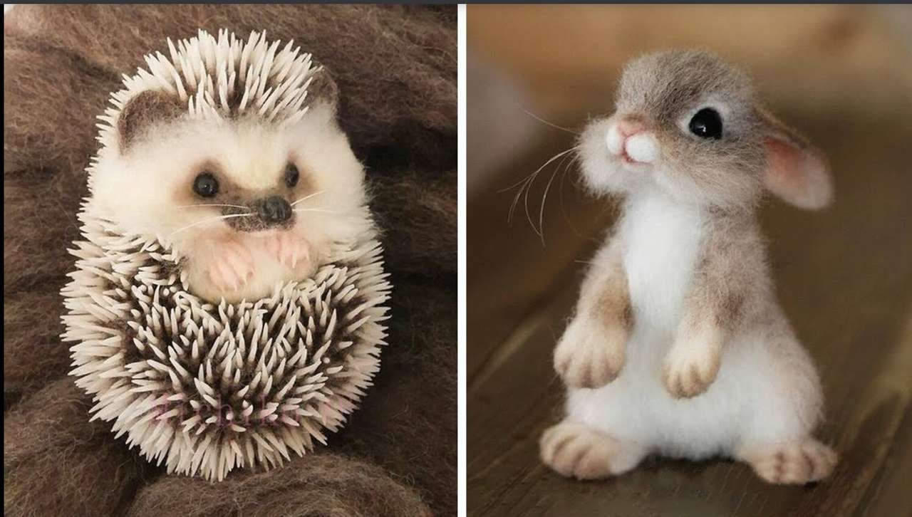 Aranyos kis állatok kirakós online