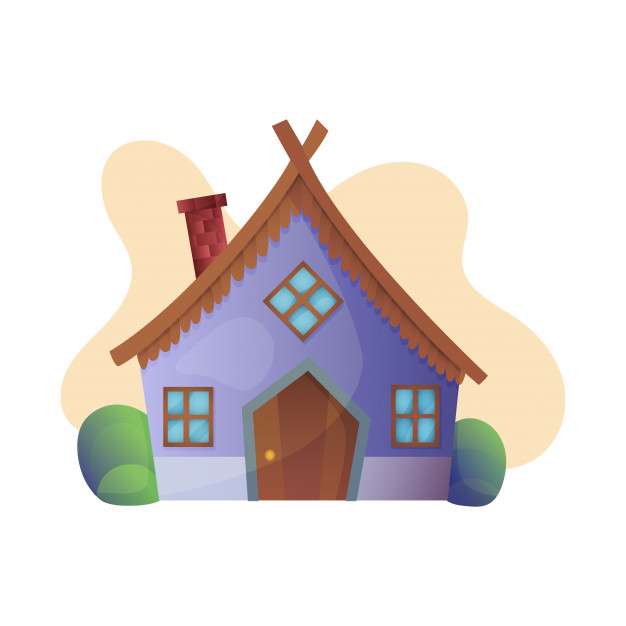 Вила, малка къща онлайн пъзел