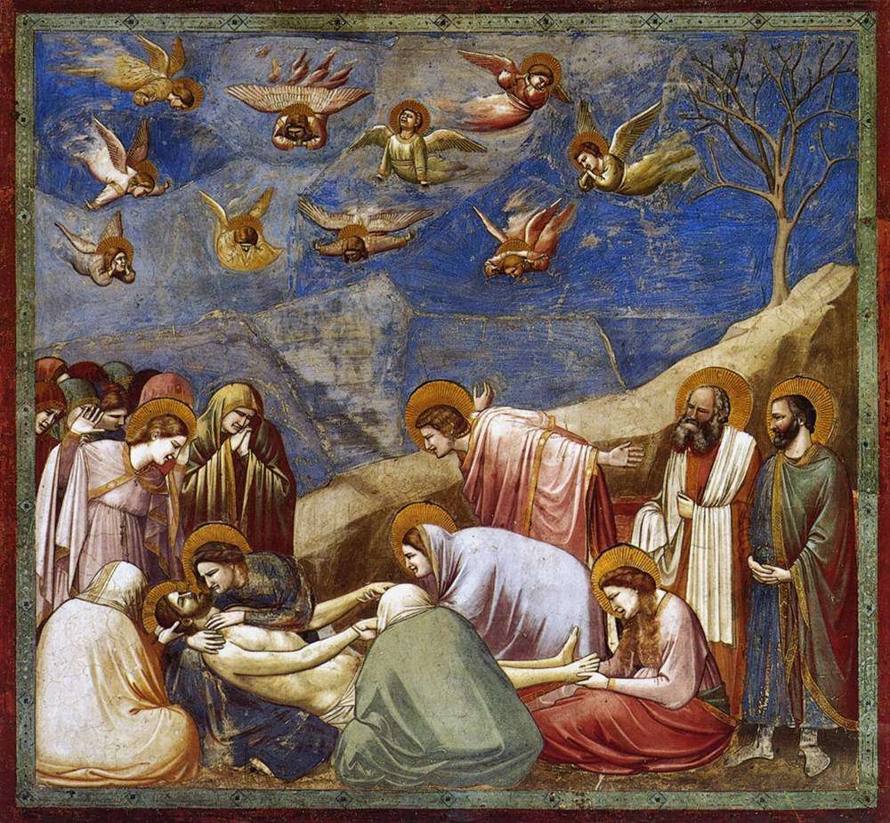 giotto. mourning on christ jigsaw puzzle online