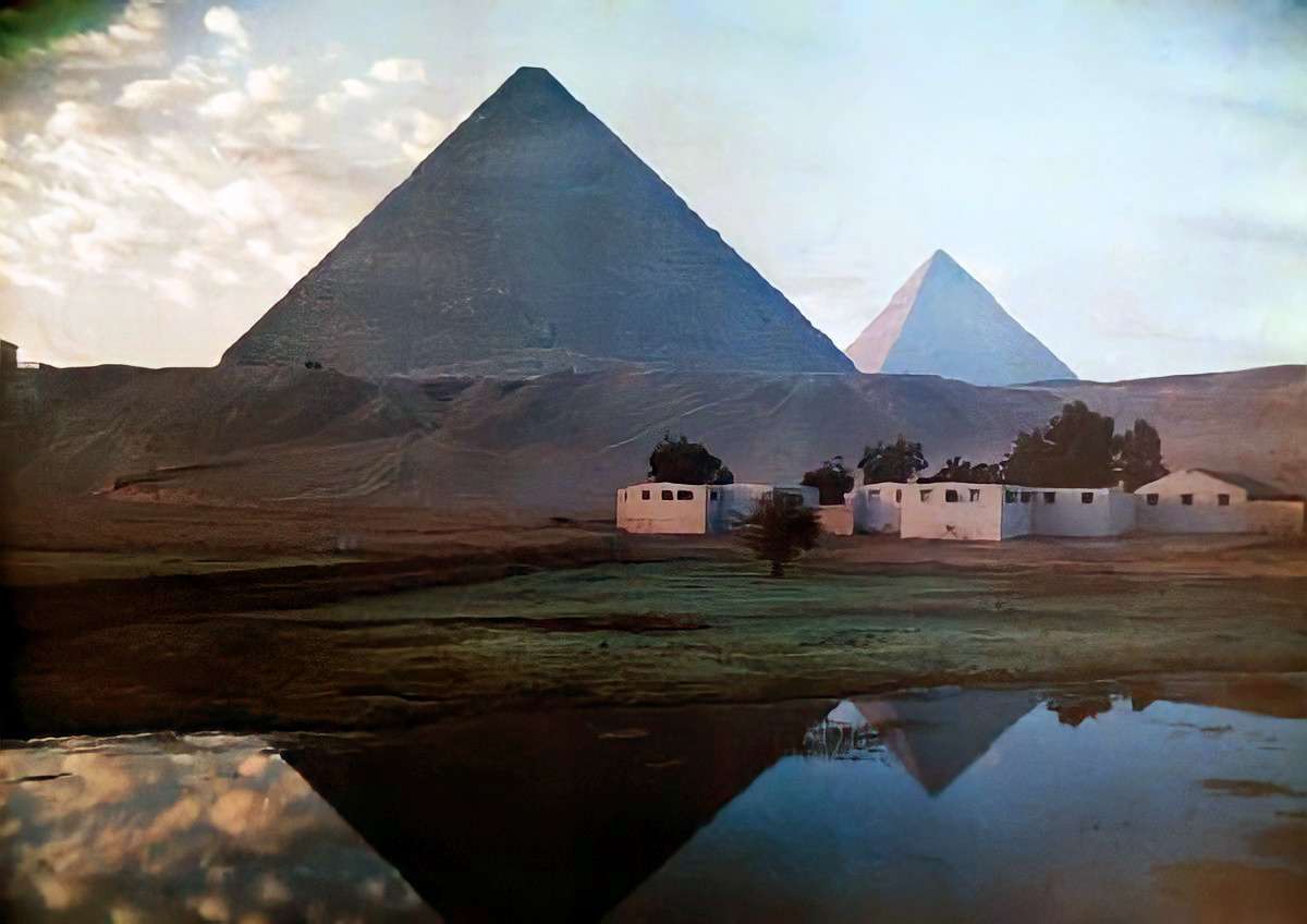 Pyramiderna i Giza Pussel online