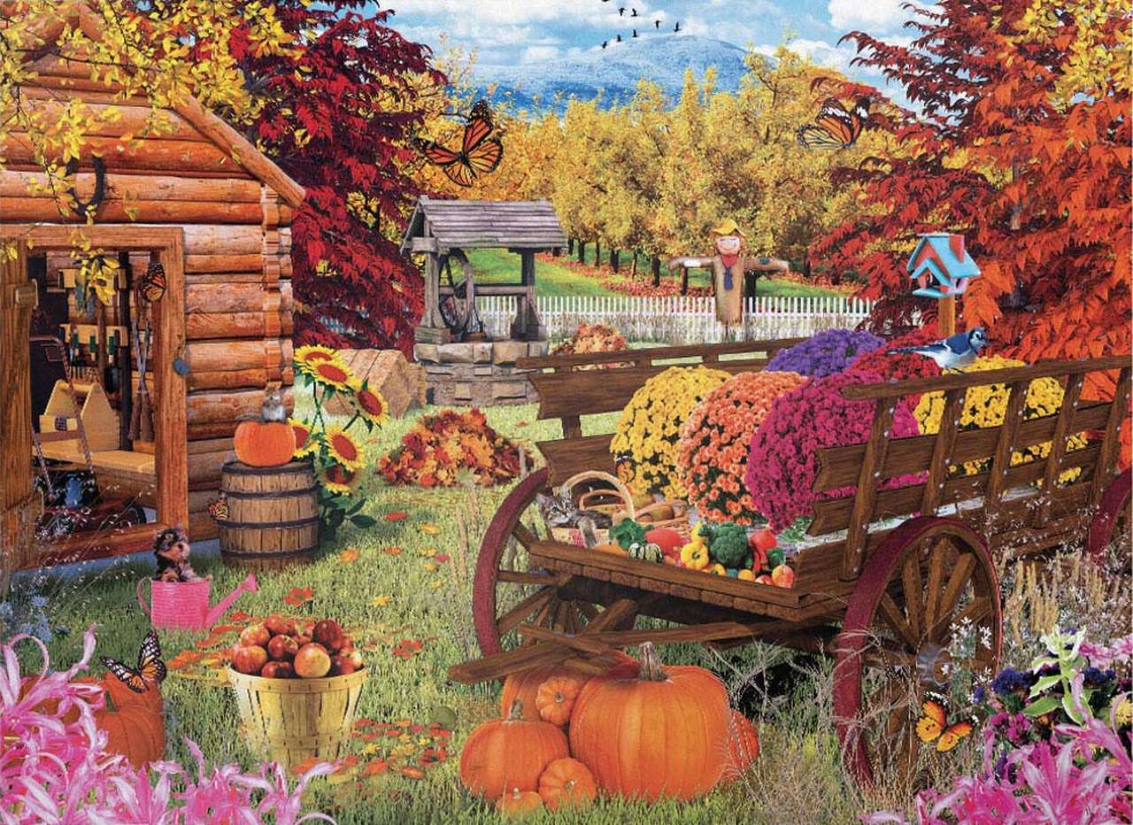 autumn flowers jigsaw puzzle online
