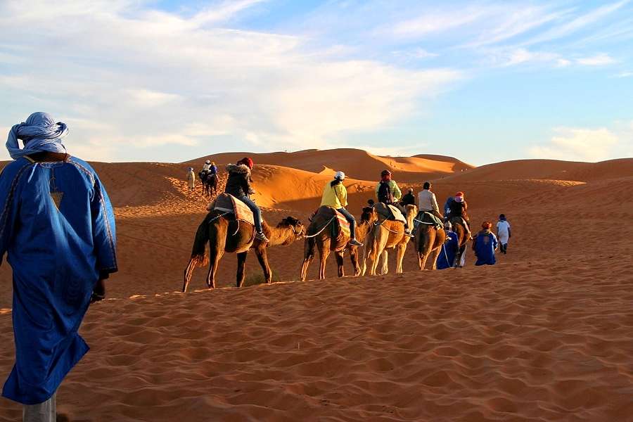 expeditie door de woestijn legpuzzel online