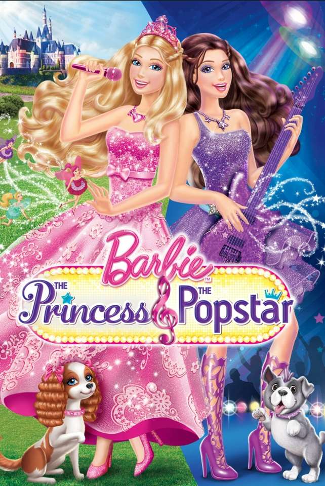 Барби Принцесата и поп звездата онлайн пъзел