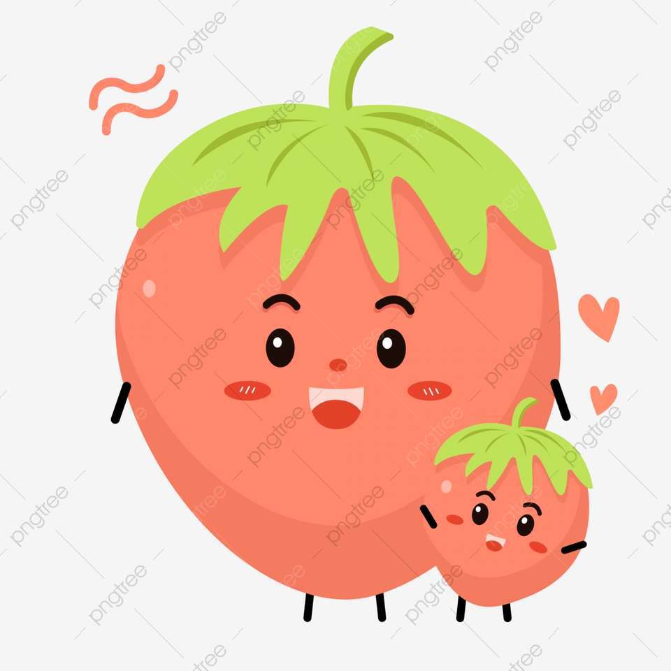 Jordgubbefrukt för hälsosam kost Pussel online