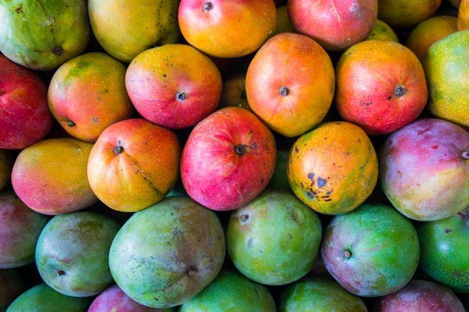 健康的な食事のためのマンゴー オンラインパズル