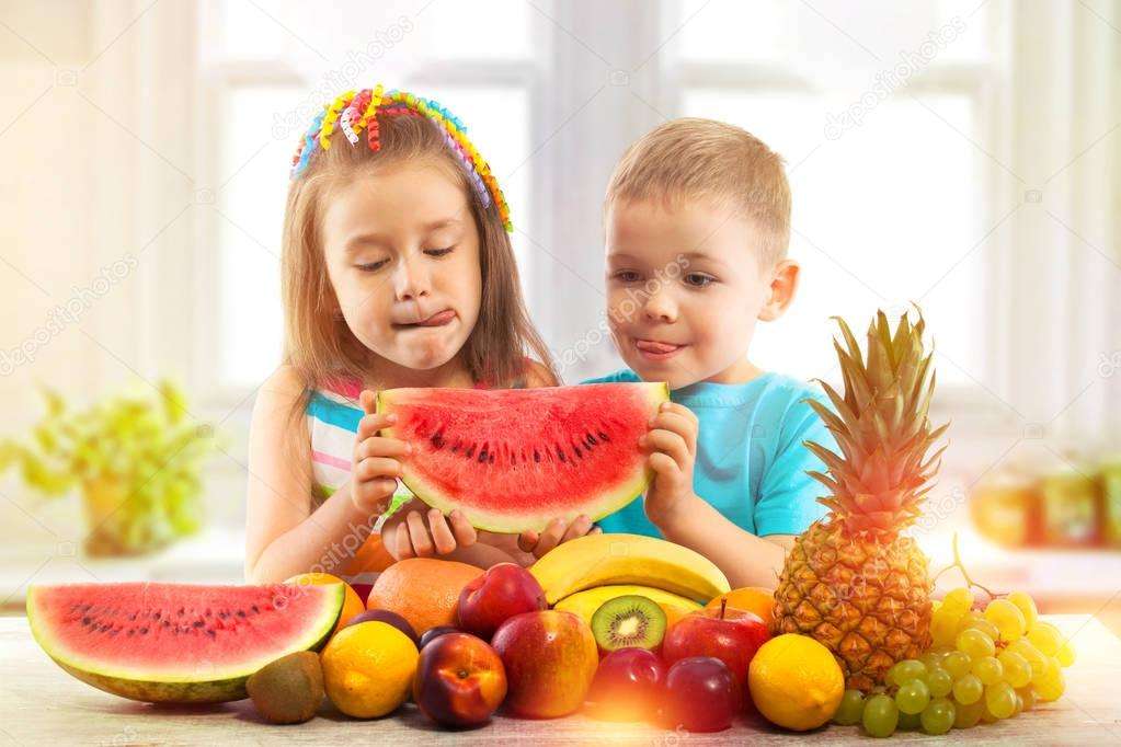 Здравословна детска храна онлайн пъзел