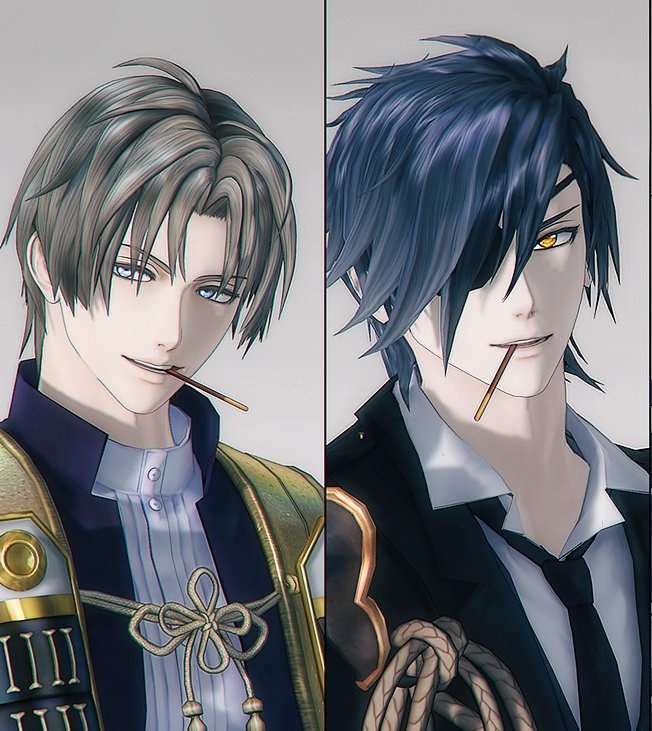 Hasebe and Mitsutada online puzzle