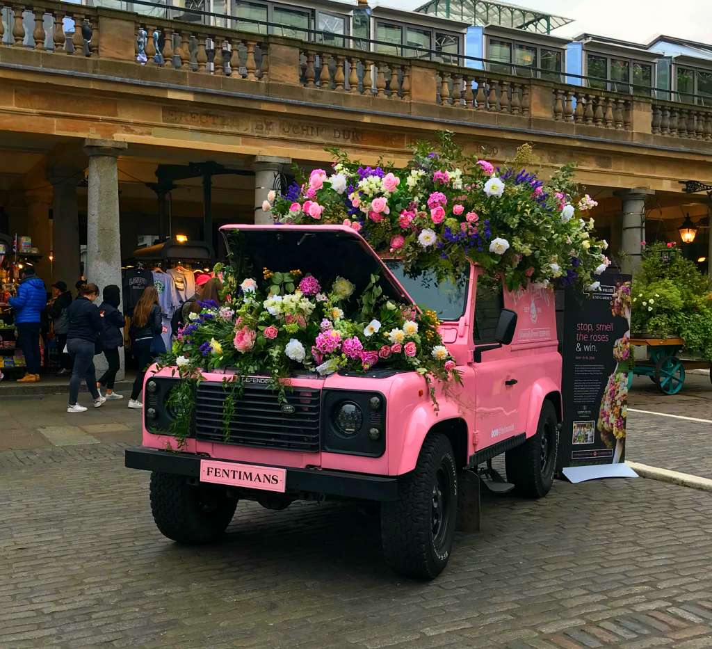 car in flowers online puzzle