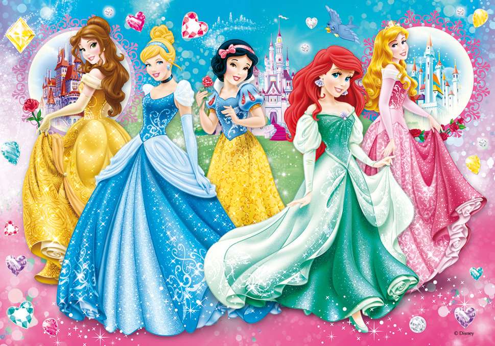 prinsessen uit sprookjes legpuzzel online