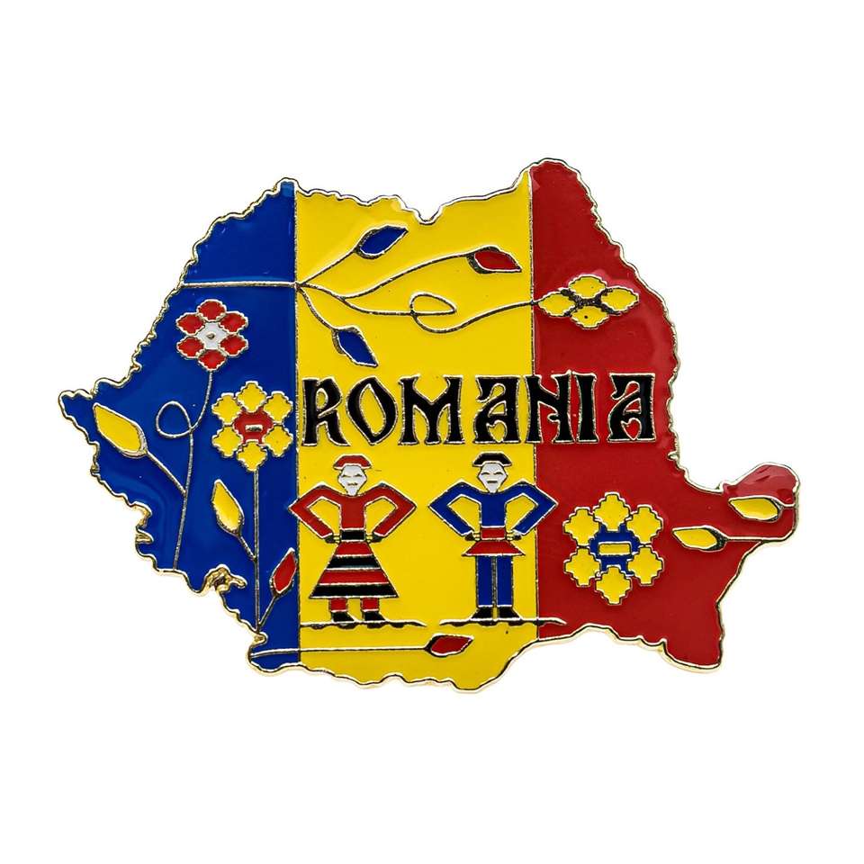 Harta României онлайн-пазл