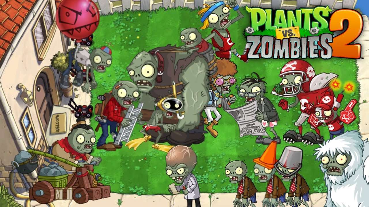 PLANTS VS ZOMBIES 2 - online puzzle