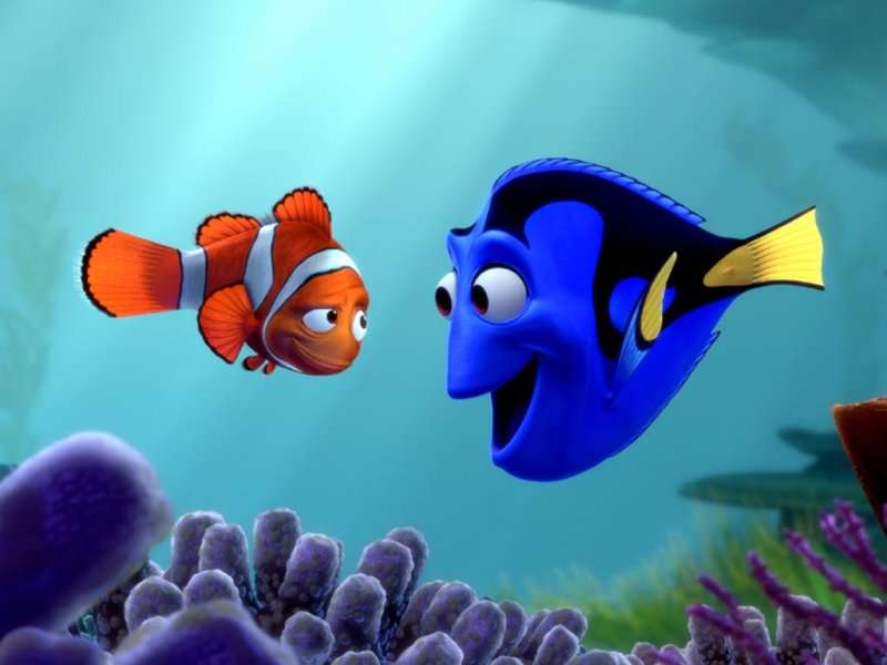 Nemo und Dory finden Online-Puzzle