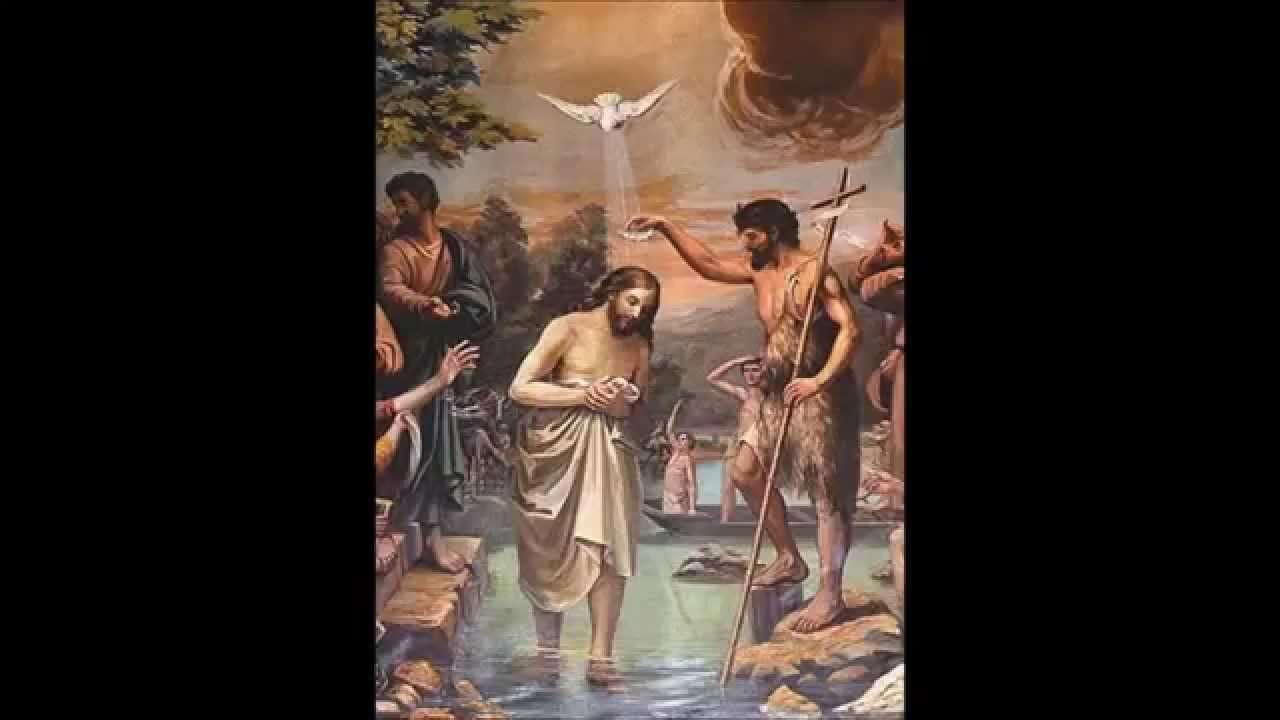 Isus este botezat puzzle online