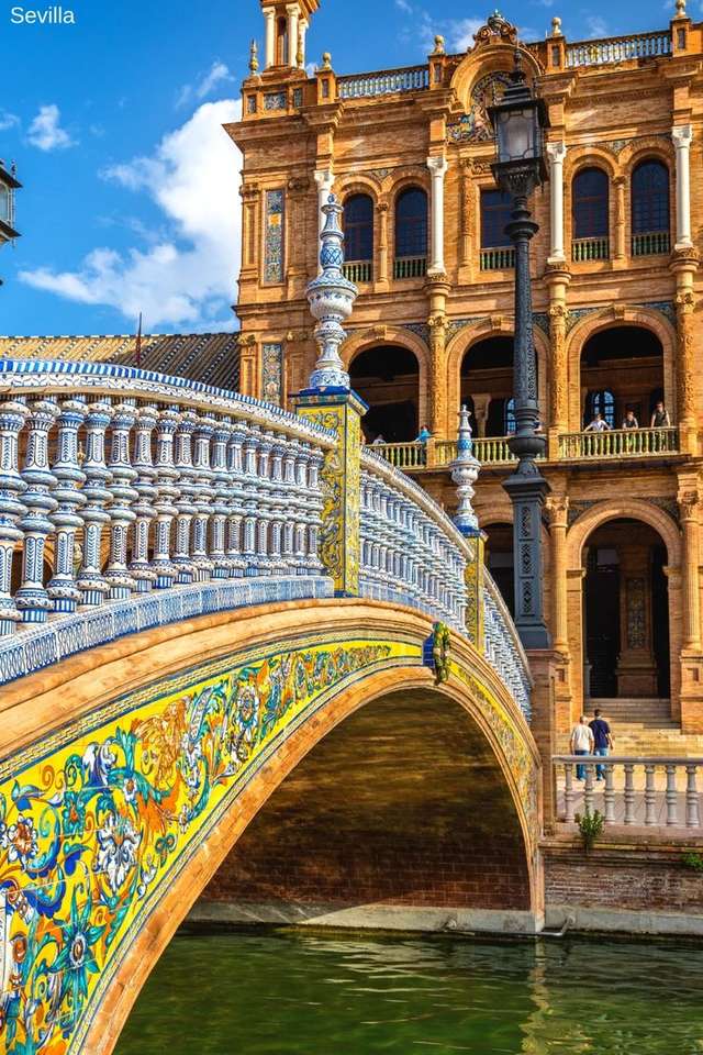 Sevilla krásný most online puzzle