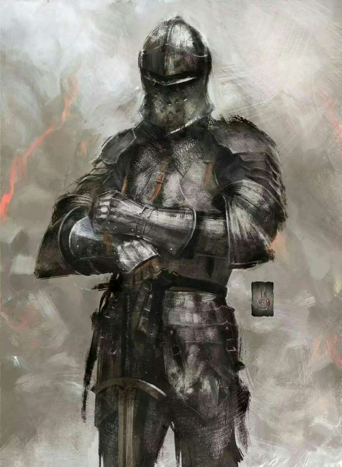 ridder met een zwaard online puzzel