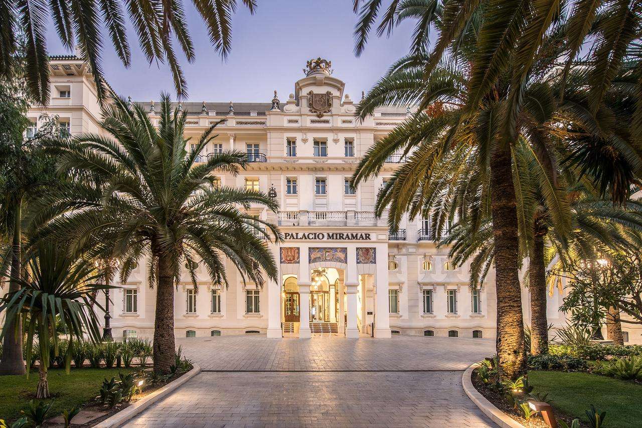 Palacio Miramar van Malaga legpuzzel online