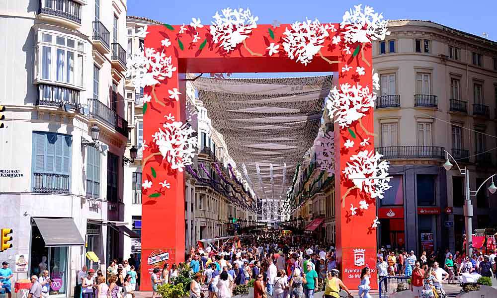 Malaga folkfestival Spanien pussel på nätet
