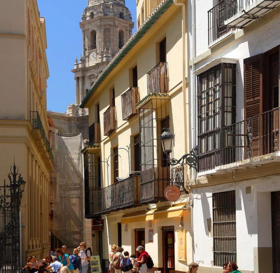Malaga Innenstadt Spanien Puzzlespiel online