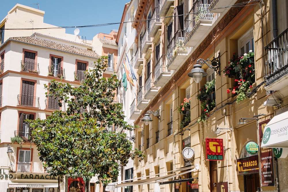 Malaga, în centrul Spaniei puzzle online
