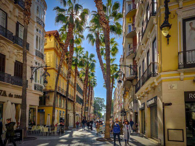 Malaga Innenstadt Spanien Online-Puzzle