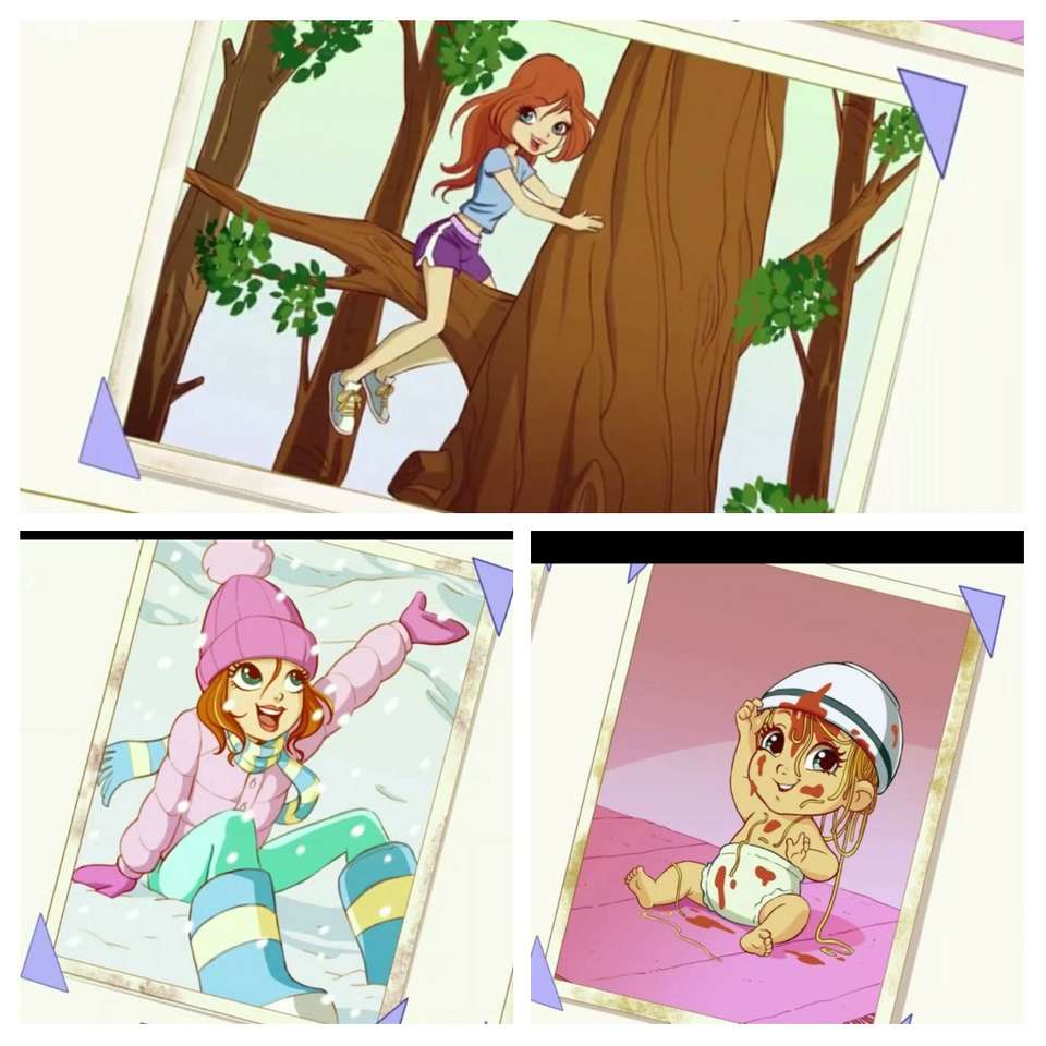 Winx Club: Bloom in her young years online puzzle