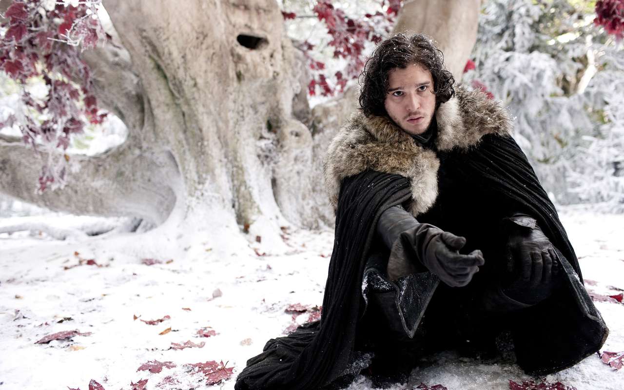 John Snow in the snow (Got) jigsaw puzzle online