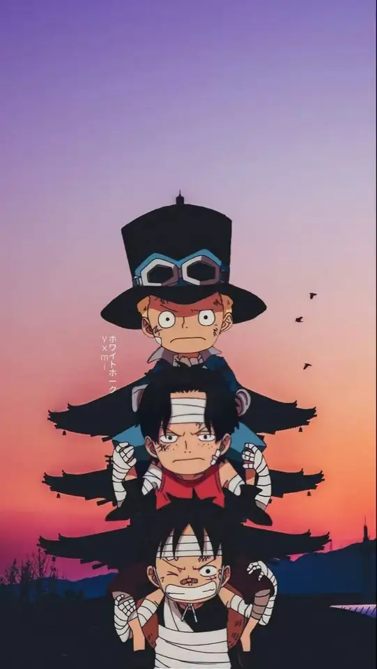 Ace Luffy e sabo chapéus em 2023