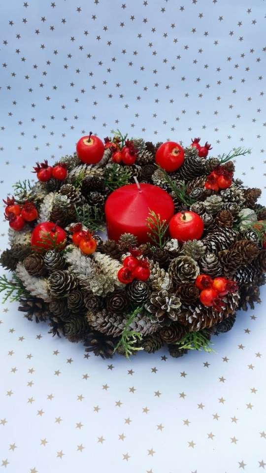 a wreath for a candle online puzzle