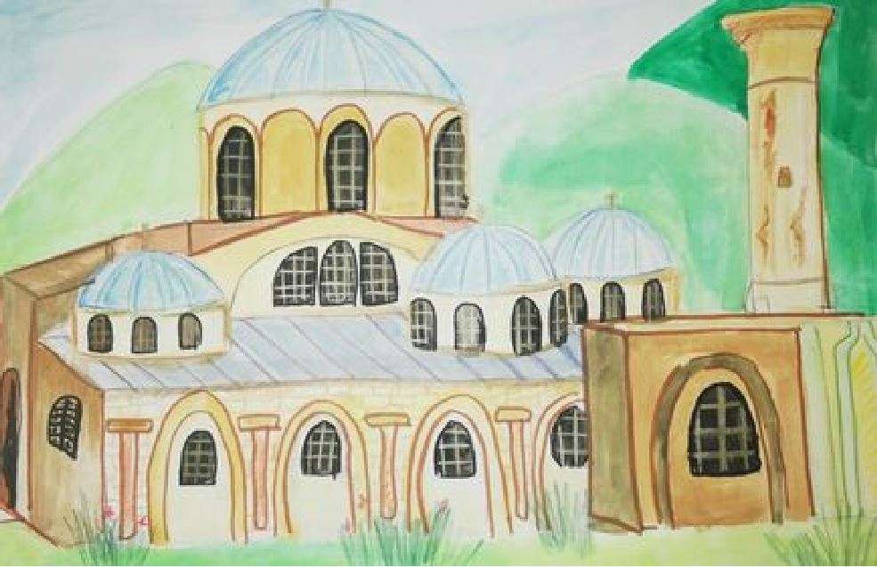 Byzantijnse kerk legpuzzel online