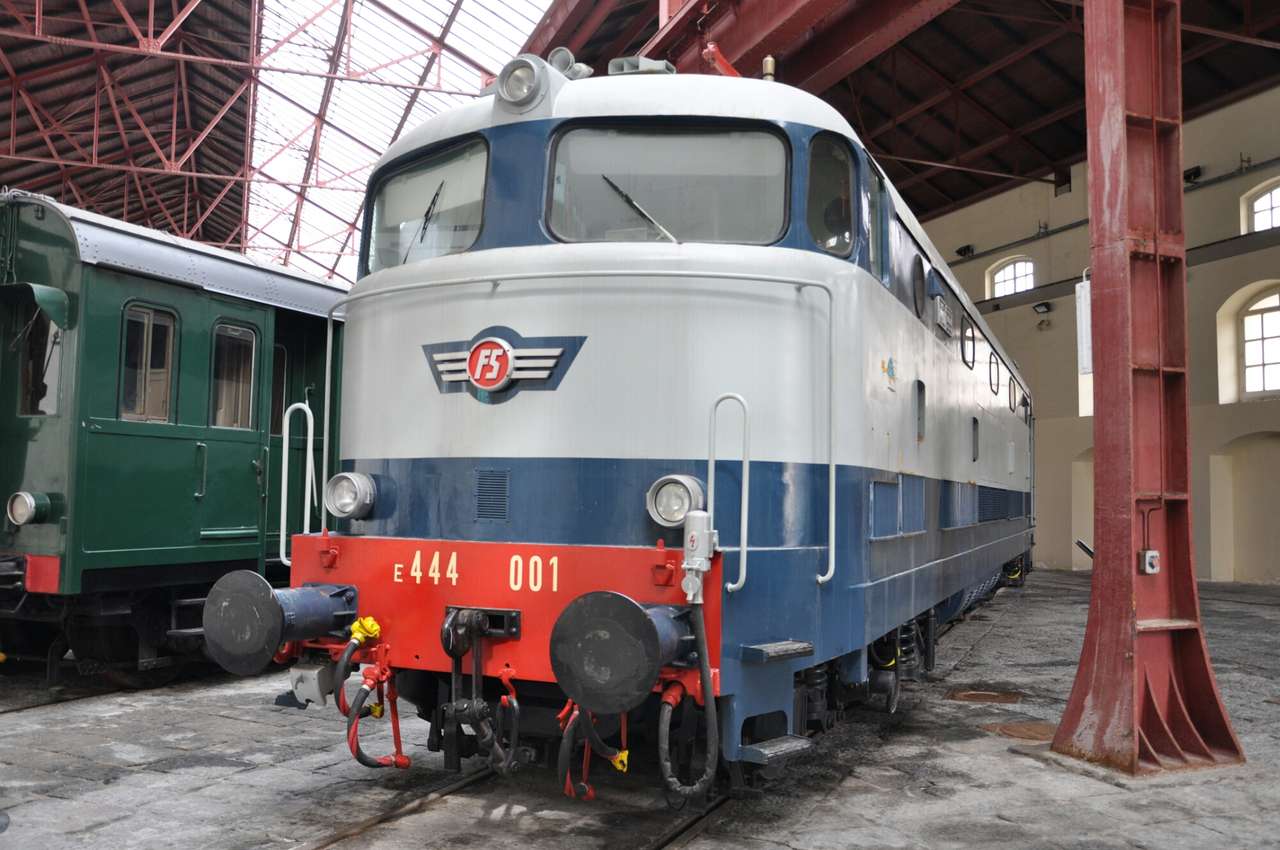Locomotief E44 van de Italiaanse staatsspoorwegen legpuzzel online