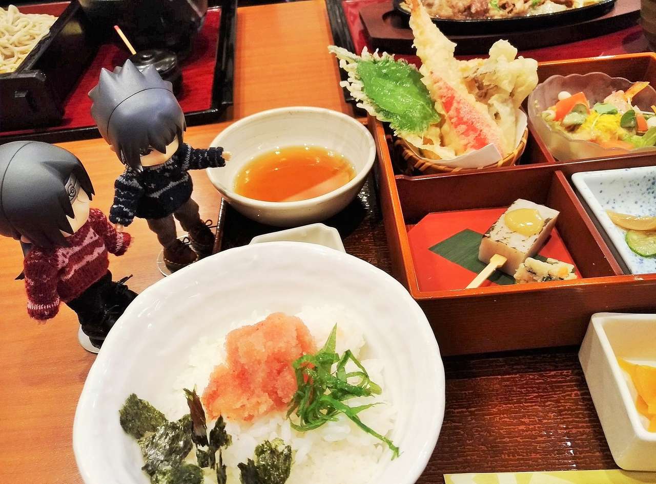 En utsökt japansk meny Pussel online