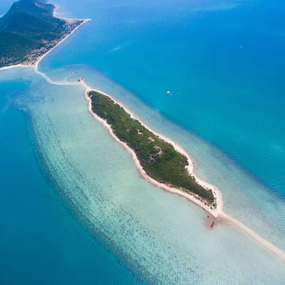 vista aérea de uma ilha quebra-cabeças online