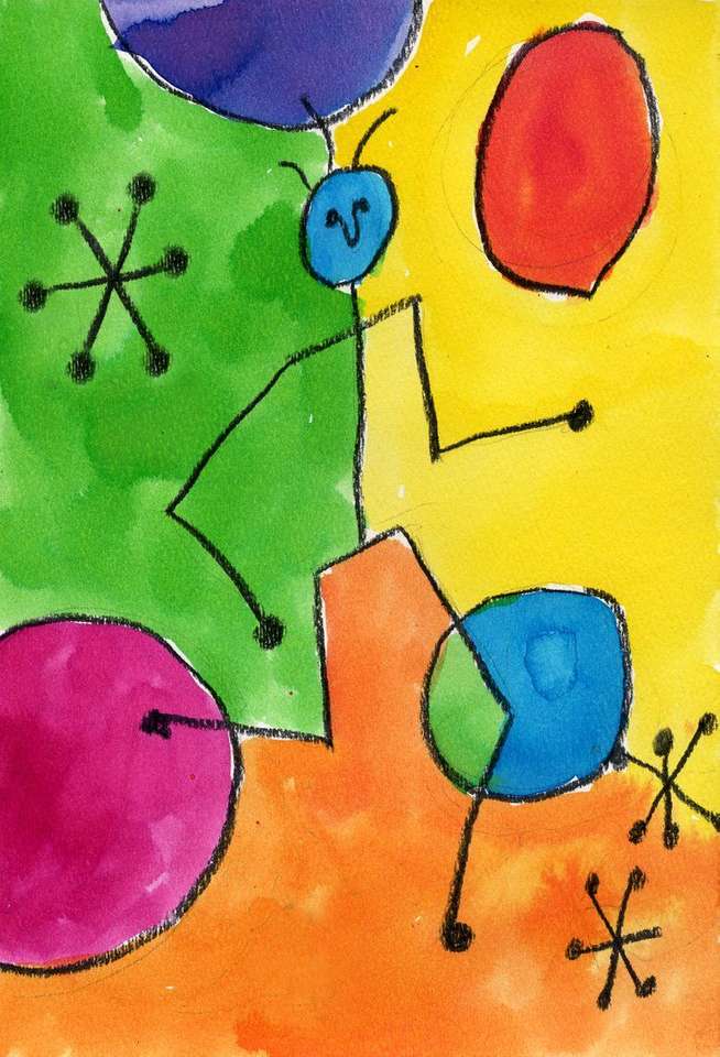 Miro-målning pussel på nätet
